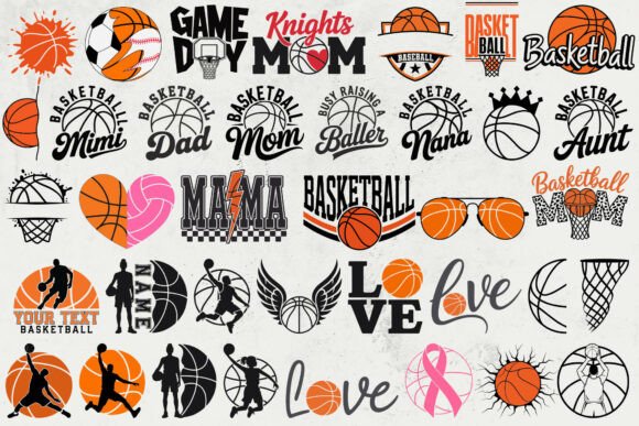 Basketball Bundle SVG, Basketball Mom Svg