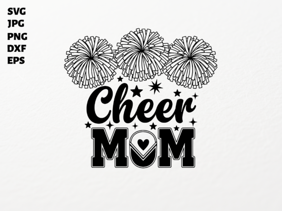 Cheer Mom SVG for Cricut Sublimation PNG