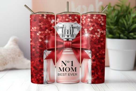 Mom Perfume Tumbler Wrap Sublimation