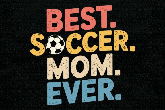Retro Soccer Mom SVG