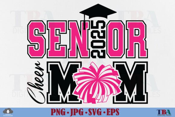 Senior Cheer Mom 2025 SVG