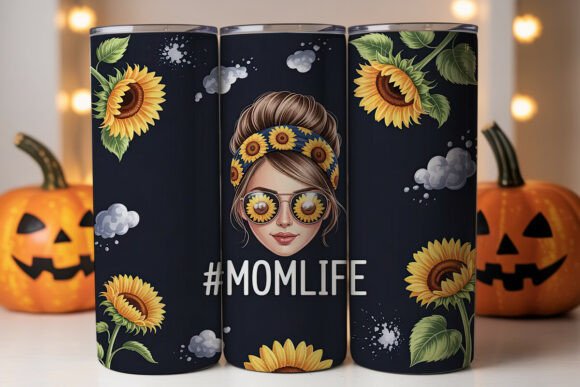 Sunflower Mom Life 20oz Tumbler Wrap